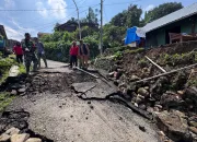 Tanah Bergerak di Padasari Jatinegara, 104 Rumah Warga Rusak