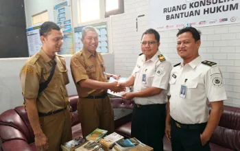 Buku Jadi Jendela Dunia, Lapas Slawi Gandeng Perpusip Kabupaten Tegal Perkuat Literasi Warga Binaan
