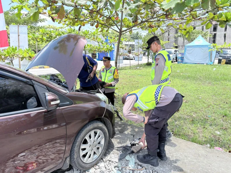 Respon Cepat di Rest Area 287A Cacaban, Polisi Pastikan Pemudik Tetap Aman dan Nyaman