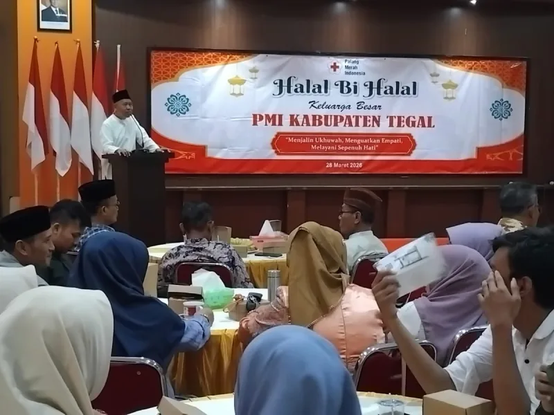 Penuh Makna, Halal Bihalal PMI Kabupaten Tegal Bangkitkan Semangat Kemanusiaan