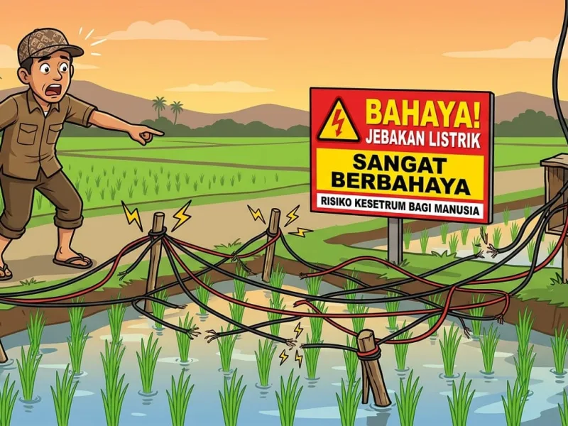 Gara Gara Jebakan Tikus , Nyawa Seorang Petani Di Blora Melayang