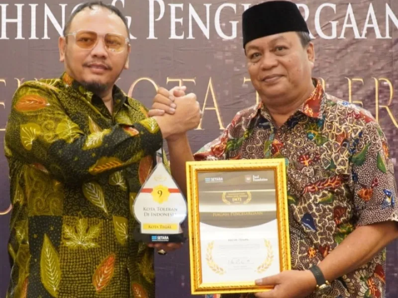 Amazing! Kota Tegal Tembus 10 Besar Kota Paling Toleran di Indonesia