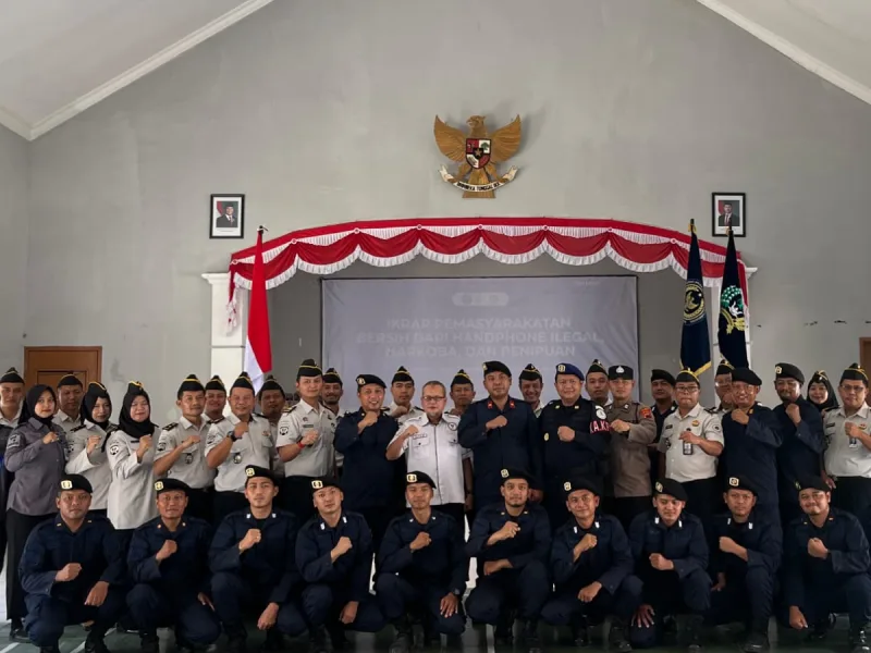 Lapas Slawi Tegaskan Zero Narkoba dan Penipuan Lewat Ikrar Bersama dan Razia Gabungan