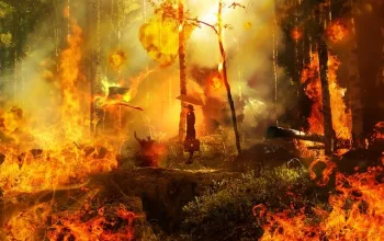 Rumah dan Gerobak Ludes Terbakar, Di Duga Karena Korsleting Listrik
