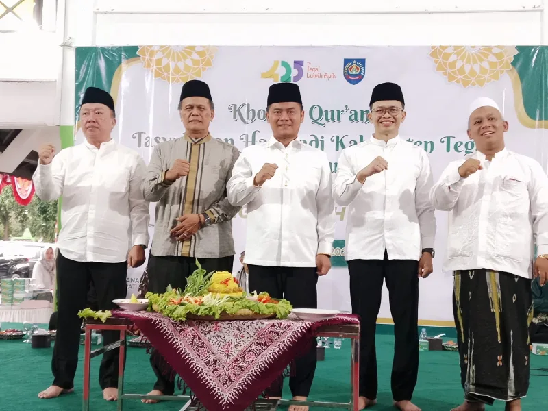 Tasyakuran Hari Jadi Kabupaten Tegal ke-425 Berlangsung Khidmat di Rumah Dinas Bupati