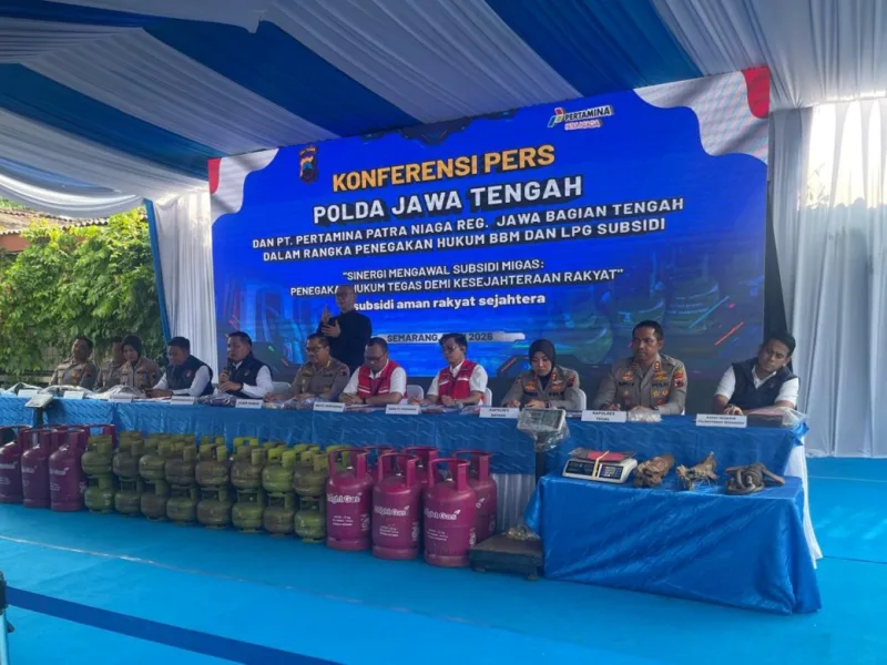 Puluhan Jerigen Pertalite Ilegal Disita, Polres Tegal Bongkar Aksi Gelap BBM Subsidi