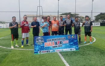 Hadir dalam Turnamen Fun Mini Soccer Piala KPK 2026, Goyud Turun Langsung ke Lapangan