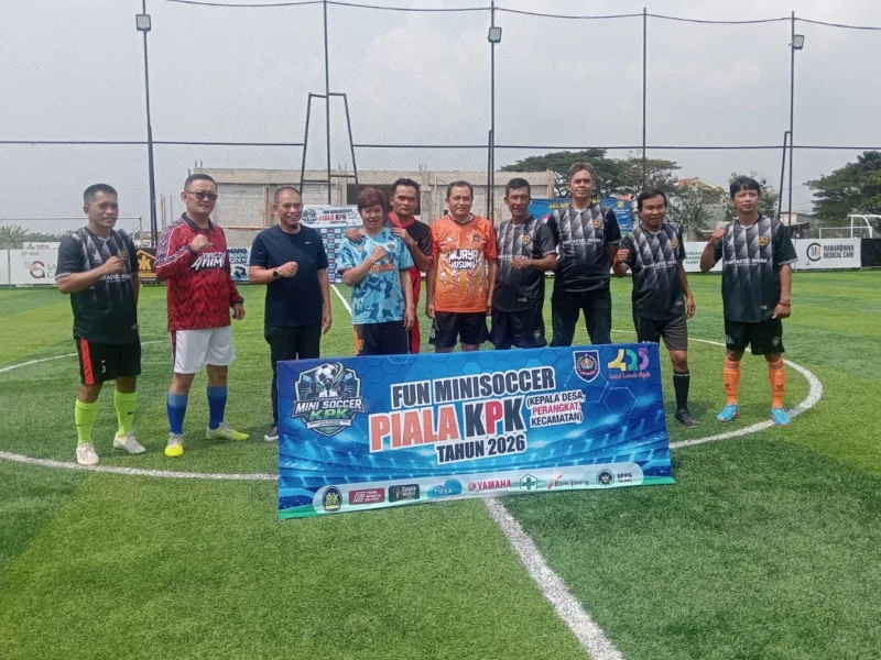 Hadir dalam Turnamen Fun Mini Soccer Piala KPK 2026, Goyud Turun Langsung ke Lapangan