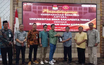 Teken Kerja Sama dengan KPU Kota Tegal, UBISA Perkuat Tri Dharma dan Pendidikan Politik