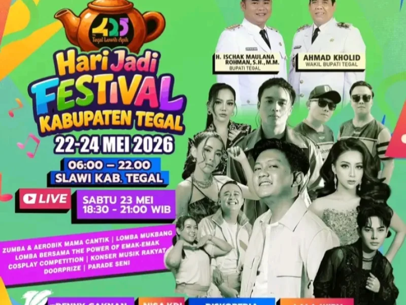 Di Balik Gemerlap Hari Jadi Kabupaten Tegal, Pedagang Kecil Teriak Tak Diberi Ruang Usaha