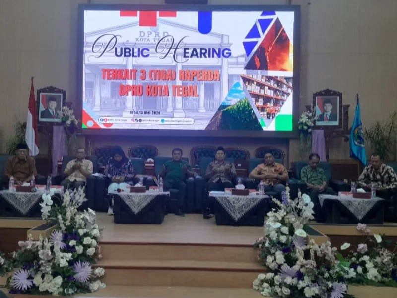 DPRD Kota Tegal Gelar Public Hearing Tiga Raperda, Tentang Apa Saja