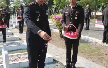 Kapolres Kebumen Pimpin Ziarah Hari Kebangkitan Nasional ke-118 di TMP Bumi Wira Bhakti
