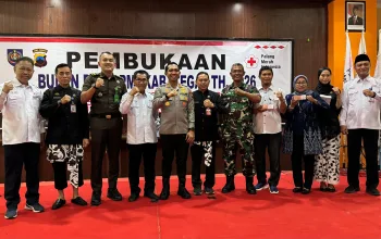 PMI Kabupaten Tegal Pasang Target Rp3 Miliar, Kapolres Turun Langsung Pimpin Penggalangan Bulan Dana 2026