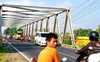 Jembatan Serayu Banyumas Ditutup Total 45 Hari Untuk Perbaikan,Lalu Lintas Dialihkan