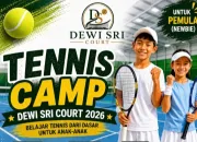 Dewi Sri Court Tegal Buka ‘Junior Tennis Camp 2026’ Khusus Pemula
