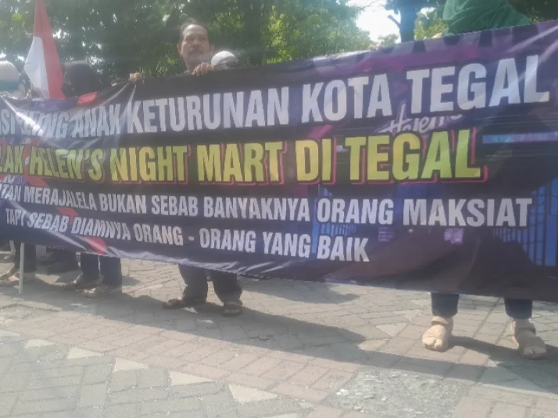 Aliansi Eling Anak Keturunan Tegal Tolak Tempat Hiburan Malam Helens Night Mart