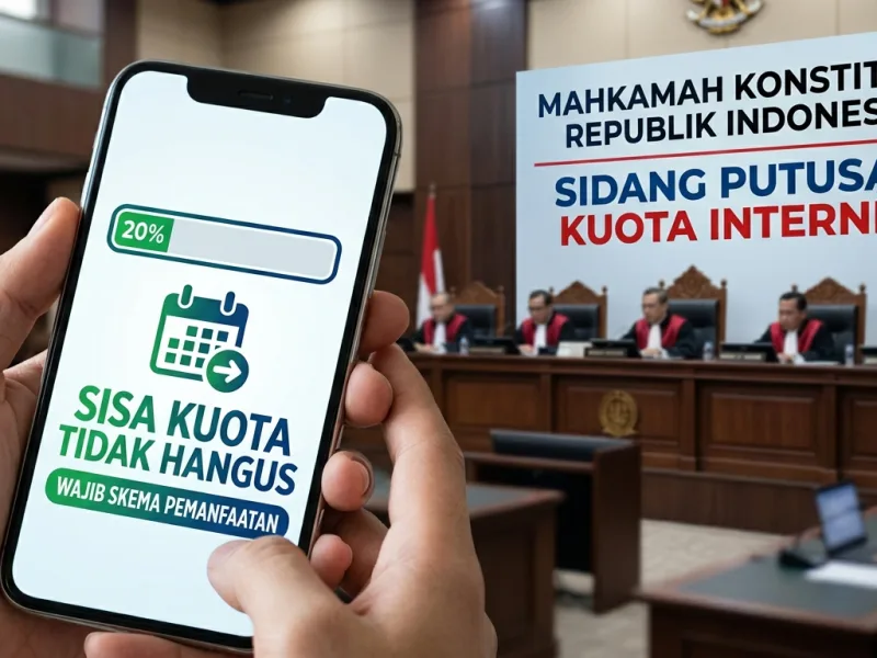 MK Putuskan Kuota Internet Tak Boleh Hangus Begitu Saja, Operator Wajib Sediakan Skema Pemanfaatan Sisa Kuota