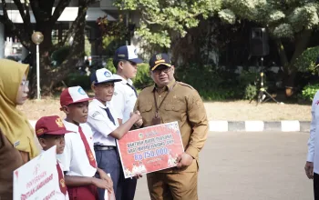 Sekda Banyumas Agus Nur Hadie Buka MPLS Ramah Tahun Ajaran 2026/2027
