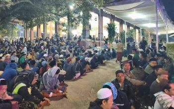 Lautan Jemaah Penuhi Ponpes Attauhidiyyah Cikura, Pengamanan Ketat Dilakukan Polres Tegal