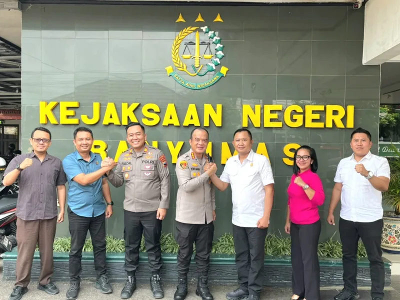 Perkuat Sinergitas Penegakan Hukum,Kapolresta Banyumas Silaturahmi ke Kejaksaan Negeri Banyumas