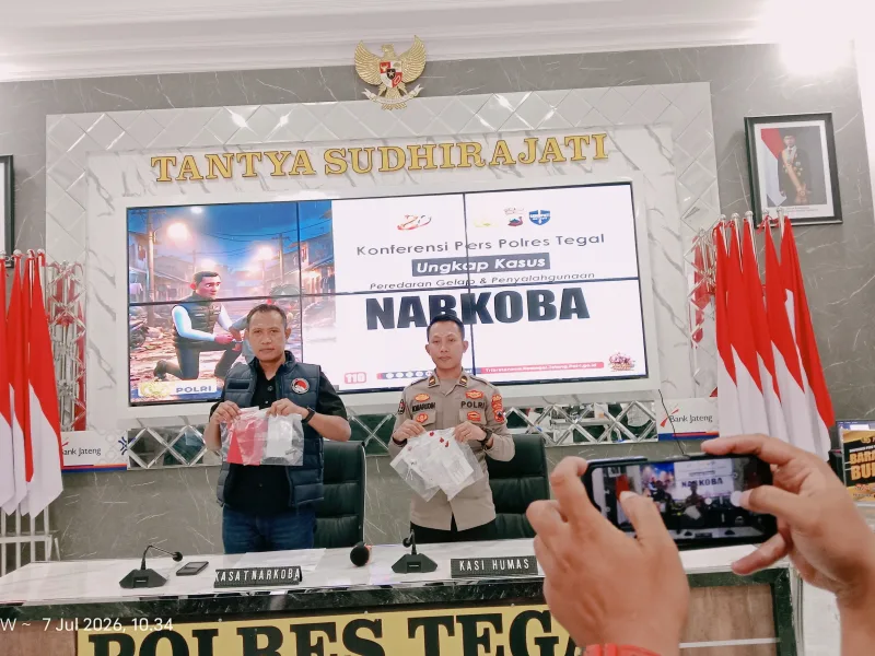 Polisi Ciduk 12 Pengedar Sabu di Kabupaten Tegal, Terancam 20 Tahun Penjara