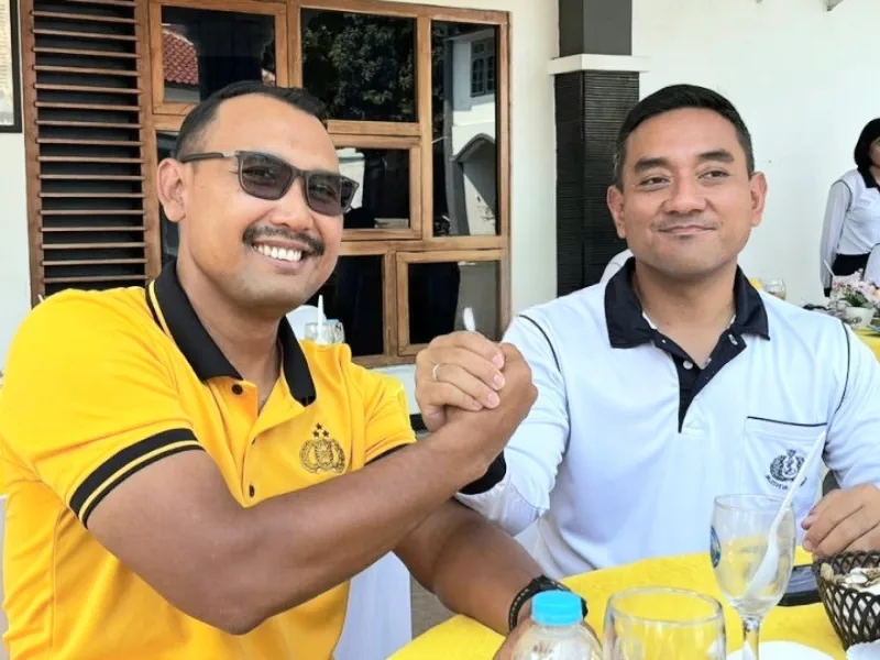 Perkuat Sinergitas, Polres Tegal Kota dan Lanal Tegal Gelar Olahraga Bersama