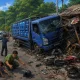 Kecelakaan Maut Truk Tabrak Warung di Gronggong Cirebon, Sopir Masih Diperiksa Polisi