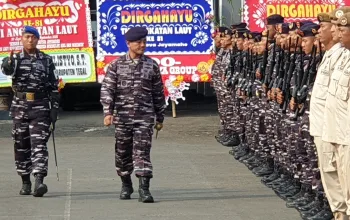 Lanal Tegal Gelar Upacara Peringatan Hari Jadi ke-81 TNI AL,