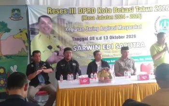 Reses III 2026 di Mustika Sari Bekasi, Sarwin Tampung Aspirasi
