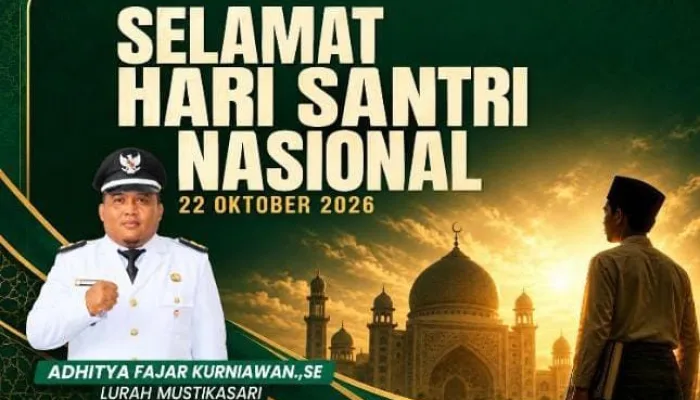 Lurah Mustikasari Kota Bekasi: Santri Adalah Pilar Moral dan Agent of Change Masa Depan