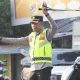 Turun ke Jalan Saat Jam Sibuk, Kapolres Tegal Atur Lalu Lintas di Tugu Srikandi Slawi
